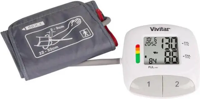 Alt view image 6 of 11 - Vivitar PB-8004 Upper Arm Blood Pressure Monitor
