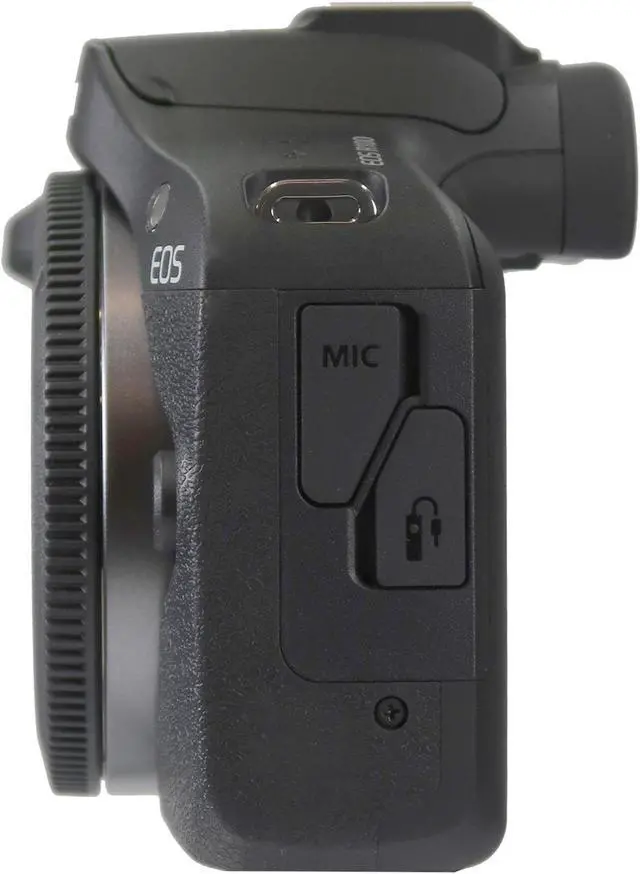 Alt view image 3 of 7 - Canon EOS R100 Mirrorless Camera Black with Canon RF-S 18-45mm and Canon RF-S 55-210mm IS STM Lens