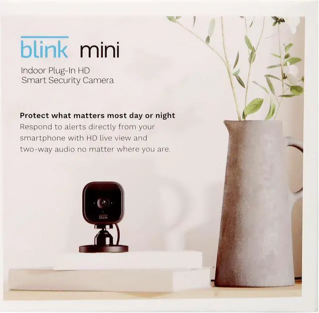 Alt view image 11 of 13 - Blink Mini - Compact indoor plug-in smart security camera, 1080p HD video, night vision, motion detection, two-way audio, easy set up, Works with Alexa - 1 camera (Black)