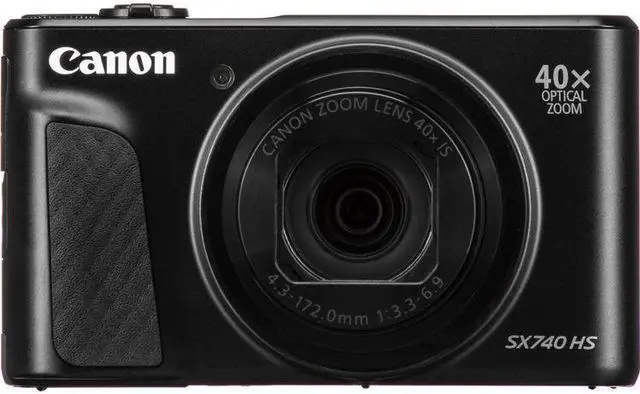 Alt view image 6 of 7 - Canon PowerShot SX740 Bluetooth Wi-fi Digital Camera Black with Replacement Battery