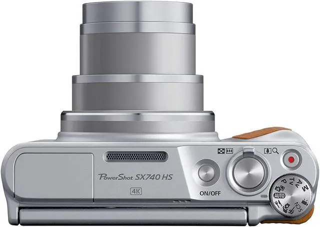 Alt view image 5 of 7 - Canon PowerShot SX740 Wi-Fi Digital Camera Silver with Replacement Battery and 32GB Memory Card