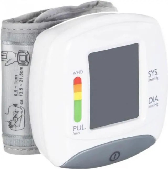 Alt view image 6 of 6 - Vivitar Blood Pressure Monitor With Heart Rate - Automatic Wrist Cuff Blood Pressure Machine With LCD Display Memory and Carrying Case