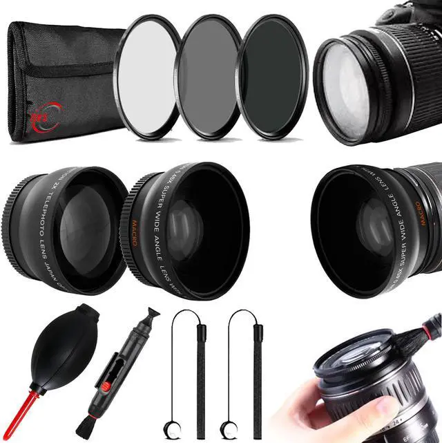 Main image of Vivitar All You Need Filters and Cleaning Tools for Canon EF-M 22mm f/2 STM RF 50mm F1.8 STM Canon Camera Lens