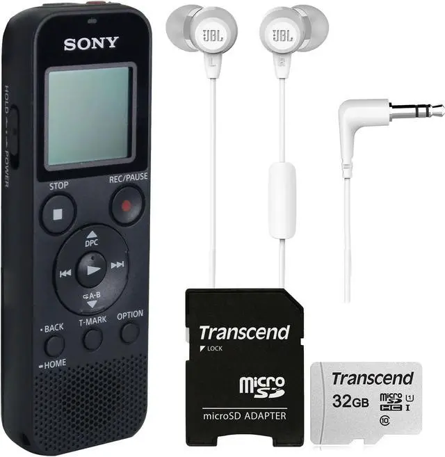 Sony ICD-PX370 Digital Voice Recorder with JBL C50HI In-Ear Sony ICD-PX370 Digital Voice Recorder with JBL C50HI In-Ear
