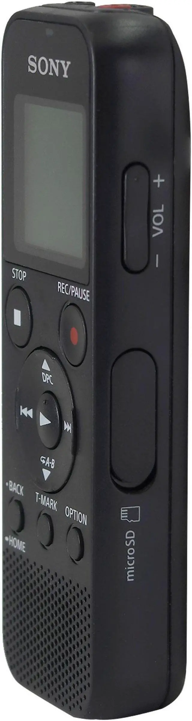 Alt view image 5 of 7 - Sony ICD-PX370 Digital Voice Recorder with Vidpro 2-Person Wireless Lavalier Microphone Set and SanDisk 128GB Ultra UHS-I microSDHC Card w/ SD Adapter