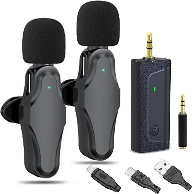 Alt view image 6 of 7 - Sony ICD-PX370 Digital Voice Recorder with Vidpro 2-Person Wireless Lavalier Microphone Set and SanDisk 128GB Ultra UHS-I microSDHC Card w/ SD Adapter