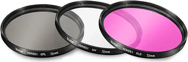 Alt view image 2 of 5 - Vivitar 72mm Professional Digital Filter Kit for Tamron 18-400mm F/3.5-6.3 Di II VC HLD, SP35mm F/1.4 Di USD