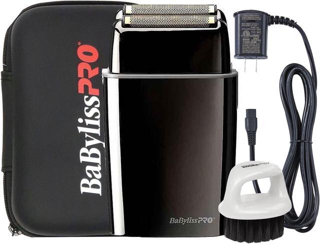 BaBylissPRO FOILFX02 Cordless Black Metal Double store Foil Shaver FXFS2B