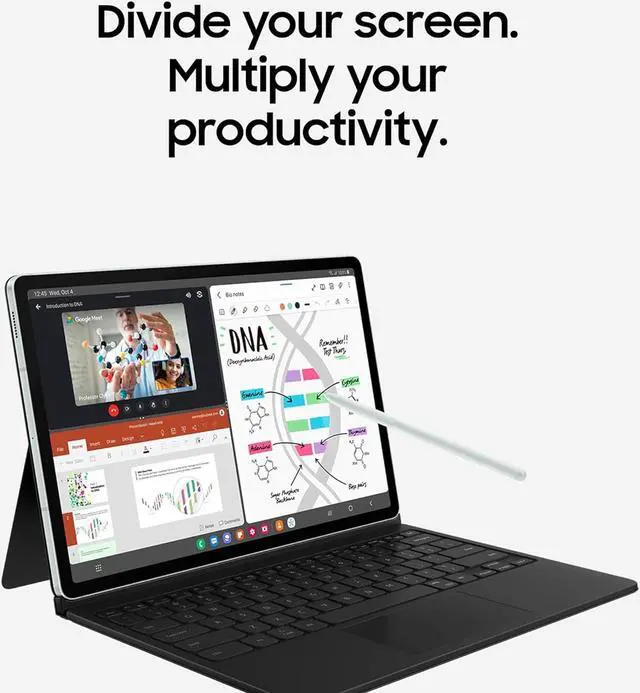 Alt view image 12 of 12 - Samsung Galaxy Tab S9 FE+ 12.4" Octa-core 12GB RAM 256GB Storage WiFi -  Gray