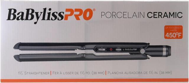 Alt view image 3 of 5 - BaByliss Pro Porcelain Ceramic Straightening Iron - 1½" #BP9559UC