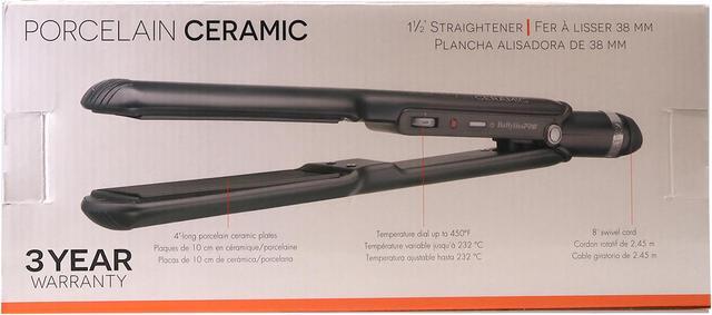 Alt view image 4 of 5 - BaByliss Pro Porcelain Ceramic Straightening Iron - 1½" #BP9559UC