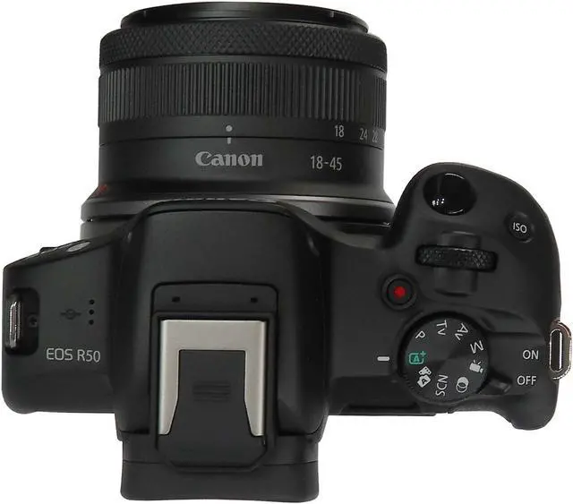 Alt view image 4 of 7 - Canon EOS R50 Mirrorless Camera with 18-45mm Lens Black with Canon RF 35mm f/1.8 IS Macro STM Lens Kit