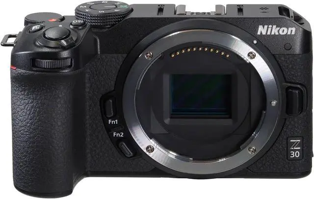 Alt view image 3 of 7 - Nikon Z30 Mirrorless Camera with 16-50mm and 50-250mm Lenses (Black) + DSLR Sling Backpack + Professional Tripod