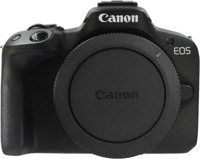 Alt view image 2 of 7 - Canon EOS R50 Mirrorless Camera Body (Black) + Microphone Tripod Accessory Bundle