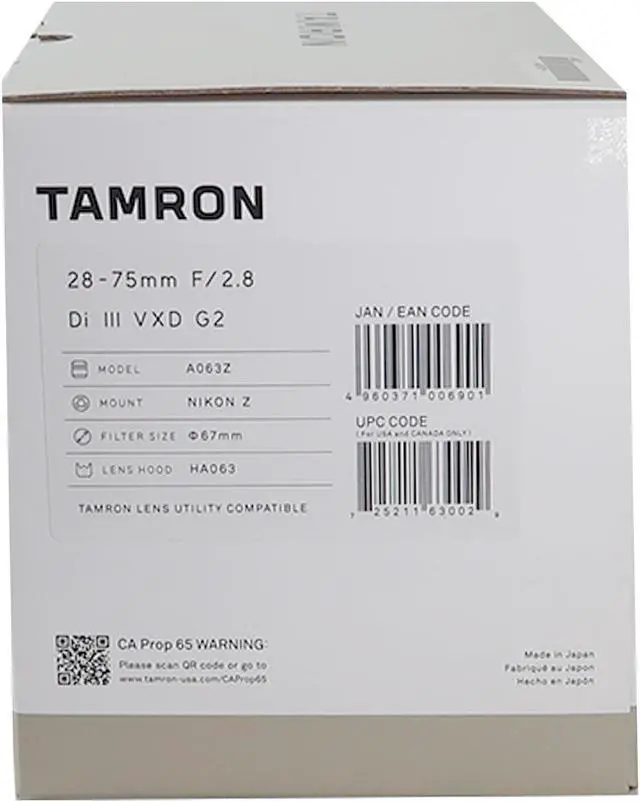Alt view image 14 of 19 - Tamron 28-75mm F/2.8 Di III VXD G2 for Nikon Z Mount Mirrorless Cameras