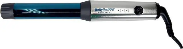 Alt view image 2 of 7 - Babyliss Pro Nano Titanium 1" Compact Full Power Curling Wand BNTMWUC with Conair Pro Ergo-Grip Vented Brush