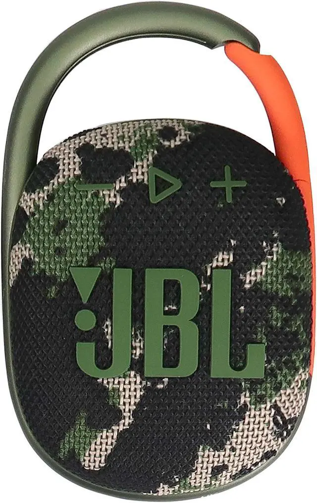 Alt view image 20 of 20 - JBL Clip 4: Portable Speaker with Bluetooth, Built-in Battery, Waterproof and Dustproof Feature - Squad (JBLCLIP4SQUADAM)