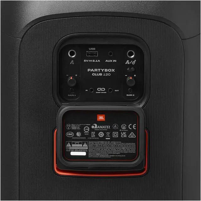 Alt view image 19 of 20 - JBL PARTYCLUB120 PartyBox Club 120 Portable Bluetooth Speaker