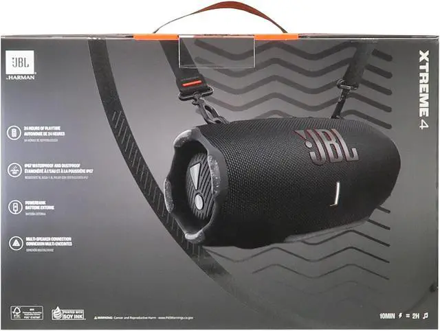 Alt view image 13 of 20 - JBL XTREME4BLK Xtreme 4 Portable Bluetooth Speaker - Black