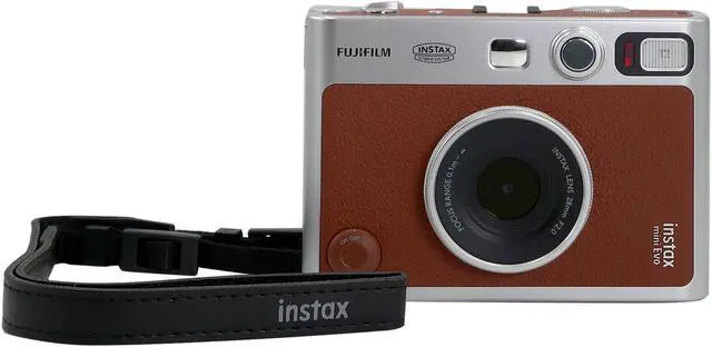 Alt view image 10 of 15 - FUJIFILM INSTAX MINI EVO Hybrid Instant Camera (Brown) - 16812534