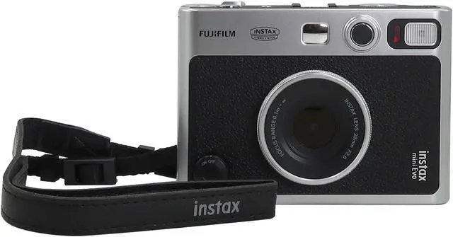 Alt view image 4 of 7 - FUJIFILM INSTAX MINI EVO Hybrid Instant Camera (Black) with Fujifilm 2x10 Mini Instax Film Pack and 16GB MicroSD Card Bundle
