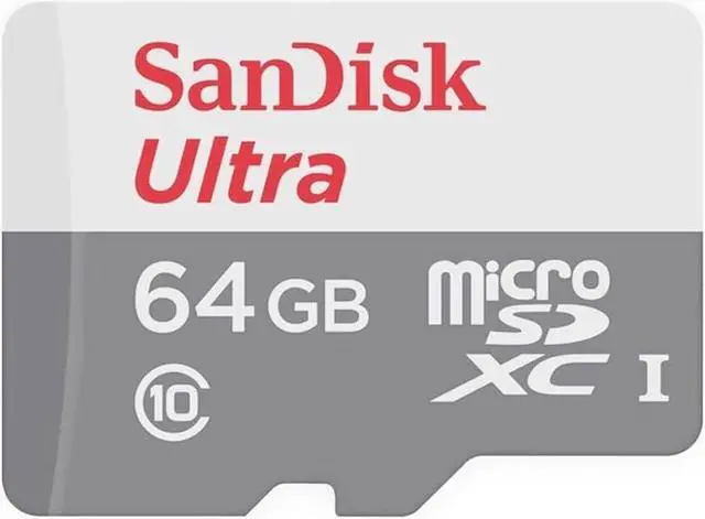 Alt view image 2 of 4 - SanDisk Ultra 64GB microSDXC Memory Card UHS-1 Upto 100 MB/s Class 10 Full HD Video with SD Adapter- 10 Count