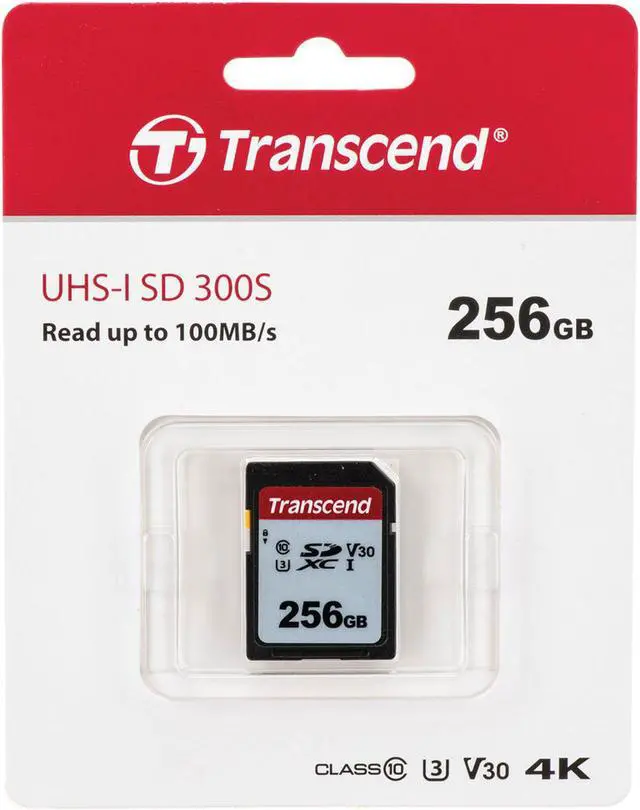 Alt view image 3 of 3 - Transcend 256GB 300S UHS-I SDXC Memory Card- x10