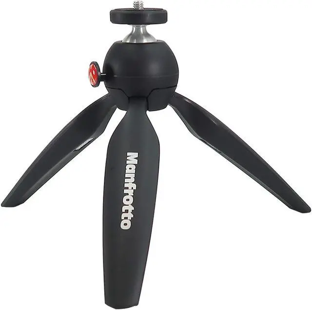 Alt view image 5 of 7 - Sennheiser Pro Audio Sennheiser Professional MKE 200 + Mobile Kit, Directional On-Camera Microphone with Smartphone Clamp & Manfrotto PIXI Mini Tripod