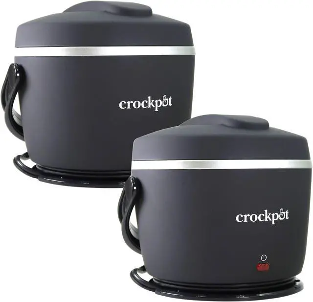 Main image of Crock-Pot Electric Lunch Box, Portable Food Warmer for On-the-Go, 20-Ounce (591 mL), Black Licorice- 2 Count