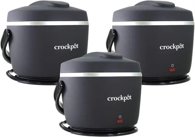 Main image of Crock-Pot Electric Lunch Box, Portable Food Warmer for On-the-Go, 20-Ounce (591 mL), Black Licorice- 3 Count