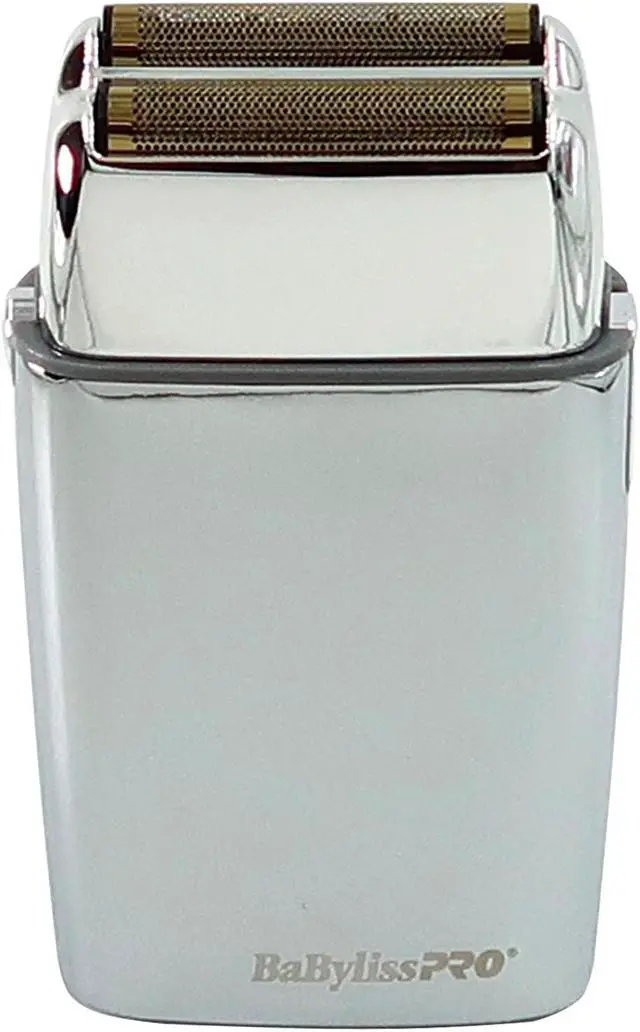Main image of BaByliss PRO FOILFX02 Cordless Metal SILVER Double Foil Shaver FXFS2S-SILVER
