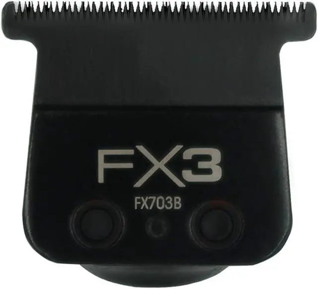 Alt view image 2 of 4 - BaByliss Pro FX3 Titanium Carbon-Nitride Standard-Tooth Ultra-Thin Replacement T-Blade #FX703B -3 Count