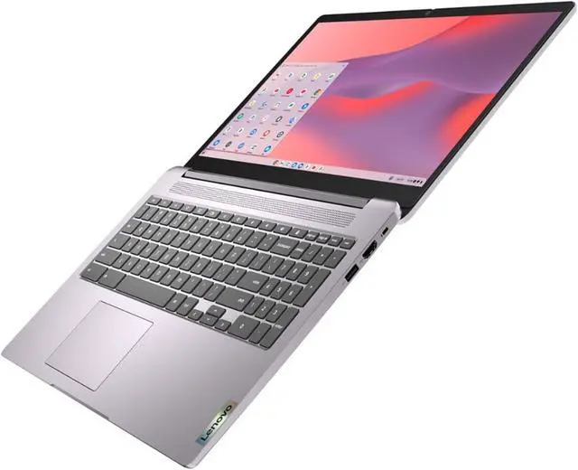 Alt view image 4 of 7 - Lenovo IdeaPad 3i Chromebook 15.6" FHD Intel Celeron Laptop - 4GB Memory with 64GB eMMC Storage (Artic Grey)