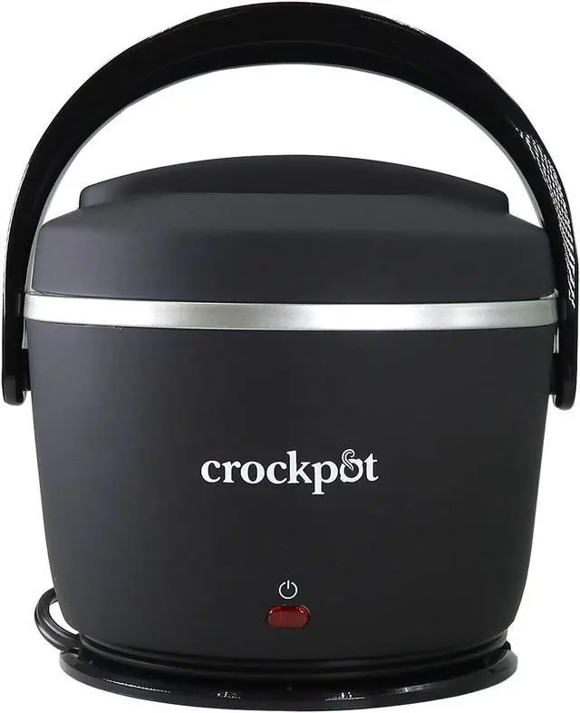 Alt view image 5 of 7 - Crock-Pot Electric Lunch Box, Portable Food Warmer for On-the-Go, 20-Ounce (591 mL), Black Licorice + Easy & Delicious Crock-Pot Recipes