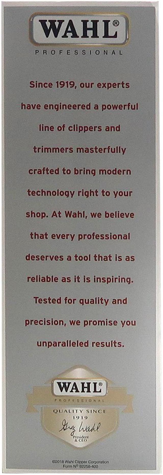 Alt view image 6 of 7 - Wahl Professional #8451 5-Star Magic Clip Corded Precision Fade Clipper with Wahl Flat Top Comb White #3329-100