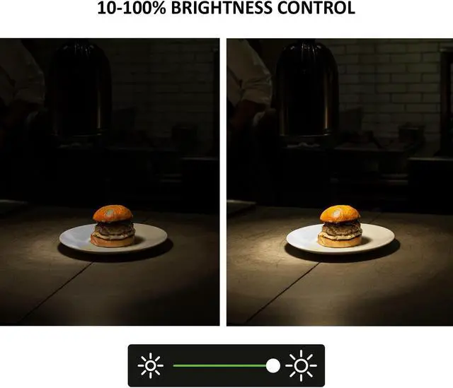 Alt view image 7 of 7 - Vidpro LED-330X Varicolor Studio Video Lighting Kit with Built-in Barn Doors & Diffuser Includes Li-ion Battery & Charger, AC Adapter, Adjustable Shoe Mount