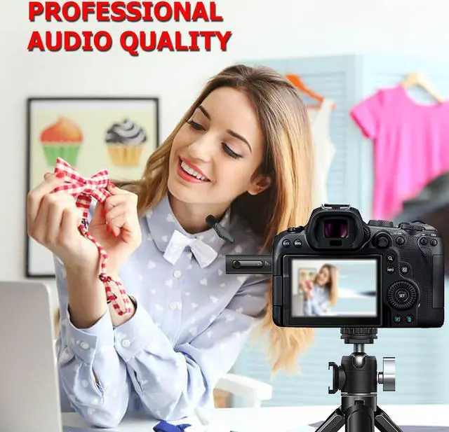 Alt view image 5 of 7 - Vidpro Smartphone Essentials for YouTubers Podcasters with 2-Person Wireless Mic Set, LED Light Panel, Phone Holder + More