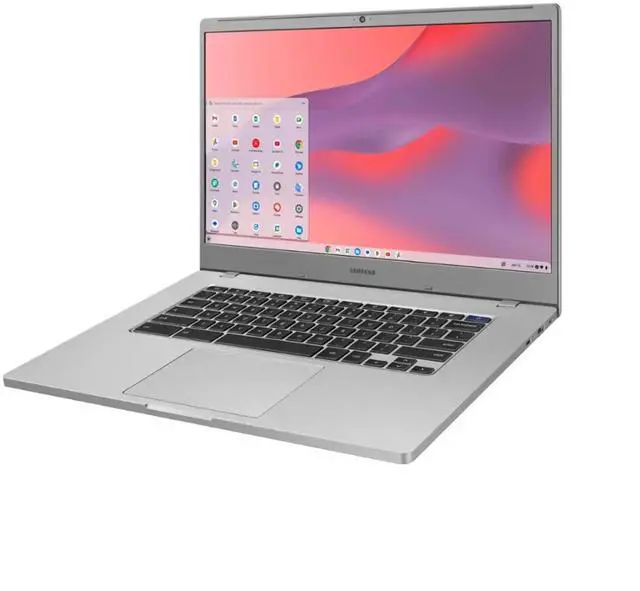Alt view image 8 of 10 - Samsung - 15.6" Chromebook 4+ - Intel Celeron - 4GB Memory - 64GB eMMC - Platinum Titan