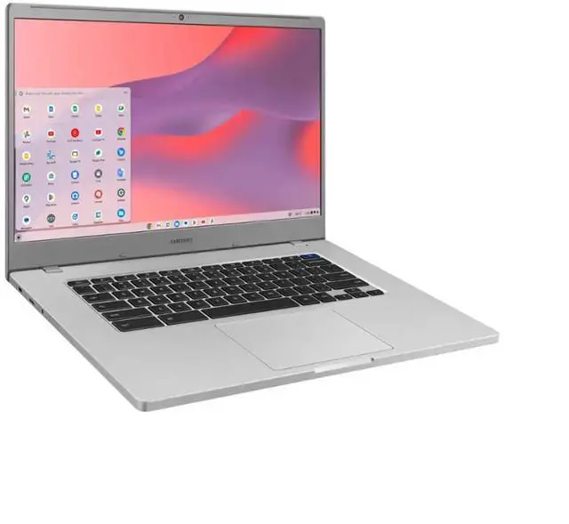 Alt view image 7 of 10 - Samsung - 15.6" Chromebook 4+ - Intel Celeron - 4GB Memory - 64GB eMMC - Platinum Titan
