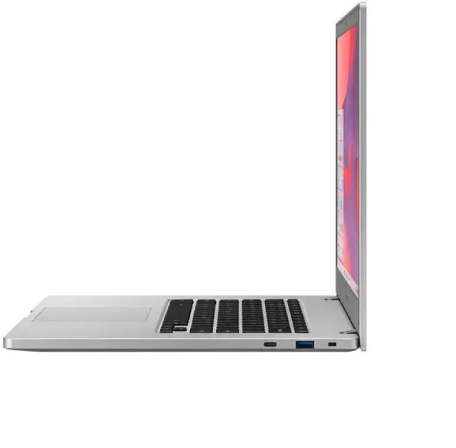 Alt view image 9 of 10 - Samsung - 15.6" Chromebook 4+ - Intel Celeron - 4GB Memory - 64GB eMMC - Platinum Titan