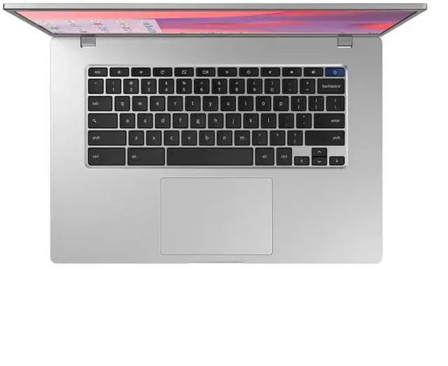 Alt view image 10 of 10 - Samsung - 15.6" Chromebook 4+ - Intel Celeron - 4GB Memory - 64GB eMMC - Platinum Titan