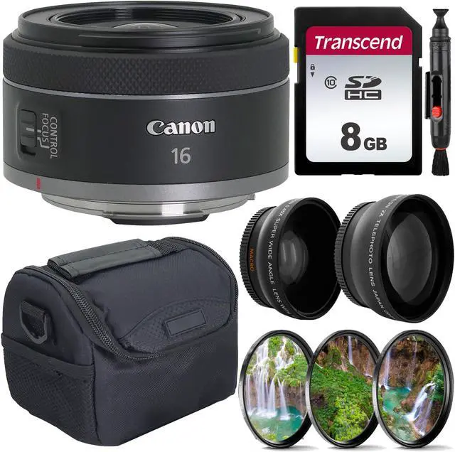 Main image of Canon RF 16mm f/2.8 STM Ultra-Wide Angle Lens for Canon R100 R50 R10 + Top Accessory Bundle