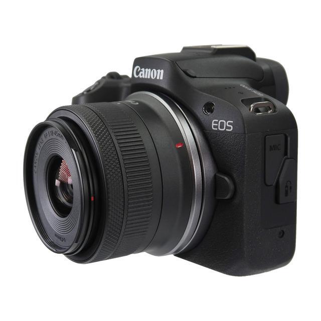 Refurbished Canon EOS R100 Mirrorless Camera With 18 45mm Lens Black Refurbished Canon EOS R100 Mirrorless Camera With 18 45mm Lens Black