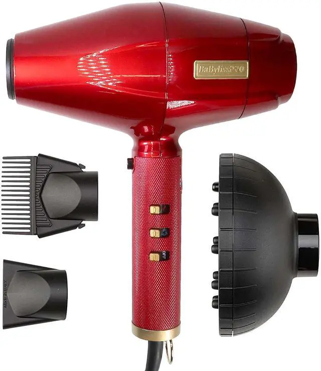 Alt view image 2 of 7 - BaByliss Pro Influencer Collection REDFX Dryer - Hawk the Barber Prodigy #FXBDR1 with Wahl Flat Top Comb White
