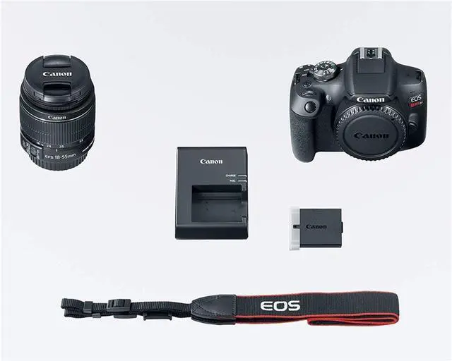 Alt view image 10 of 10 - Canon EOS Rebel T7 DSLR Camera with 18-55mm Lens, Built-in WiFi DS126747 -BLACK