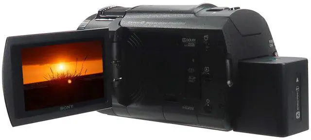 Alt view image 3 of 8 - Sony FDR-AX43A UHD 4K Handycam Camcorder - FDR-AX43A/B