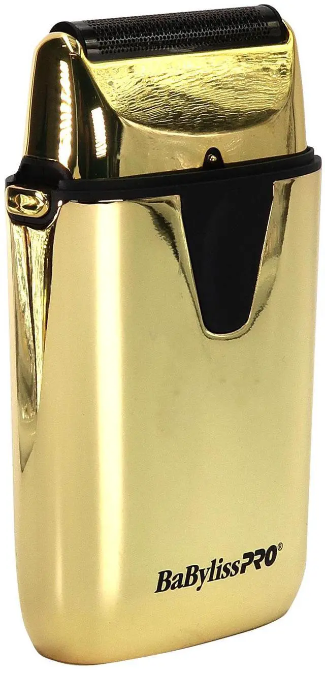 Alt view image 2 of 7 - BaByliss Pro UVFOIL UV-Disinfecting Metal Single Foil Shaver - Gold #FXLFS1G
