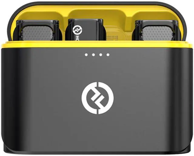 Alt view image 2 of 7 - Hollyland Lark C1 Duo 2-Person Wireless Microphone System with USB-C Connector for Mobile Devices, Black, LARK C1 DUO-ANDROID-B