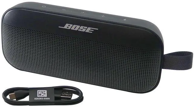 Alt view image 6 of 7 - Bose SoundLink Flex Se Wireless Portable Bluetooth Waterproof Speaker (Black) with JBL T110 In Ear Headphones
