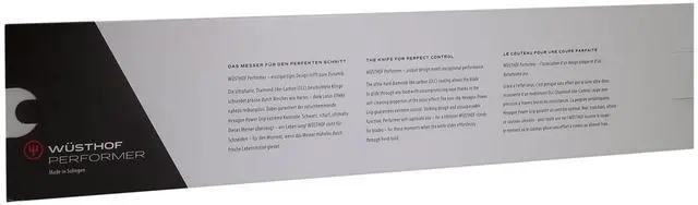 Alt view image 7 of 7 - Wusthof Performer 8" Chef's Knife, Black